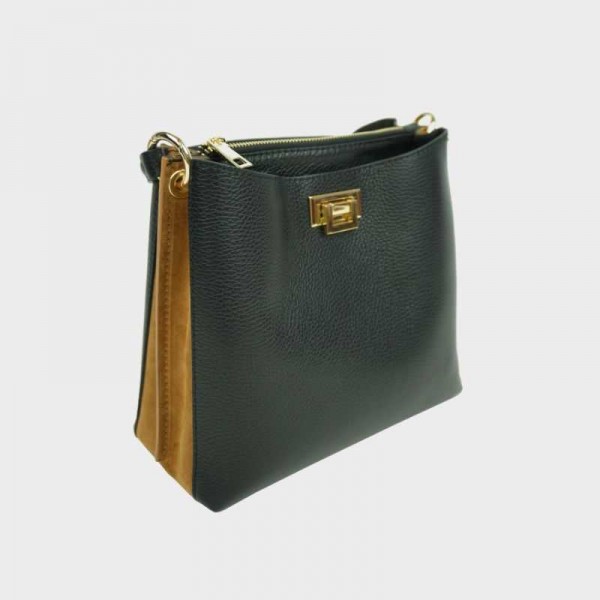 Anais - Sac à main bi-couleur en cuir... Anais - Sac à main bi-couleur en cuir...