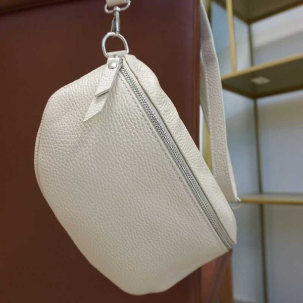 Anais - Sac banane en cuir Léana