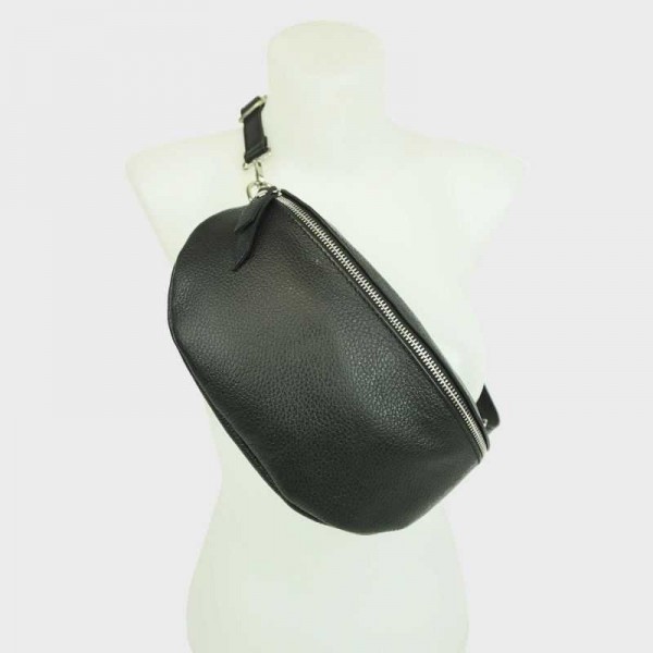 Anais - Sac banane en cuir Léana