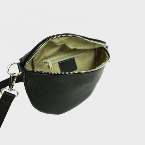 Anais - Sac banane en cuir Léana