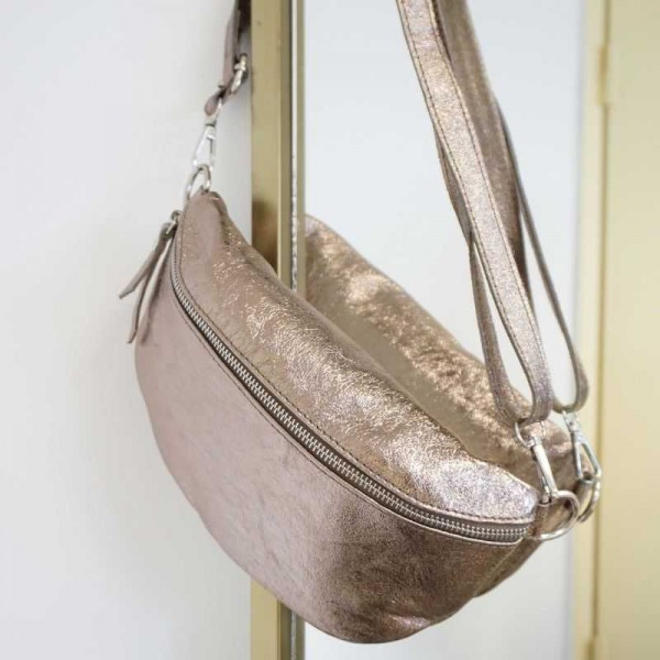 Anais - Sac banane en cuir Léana