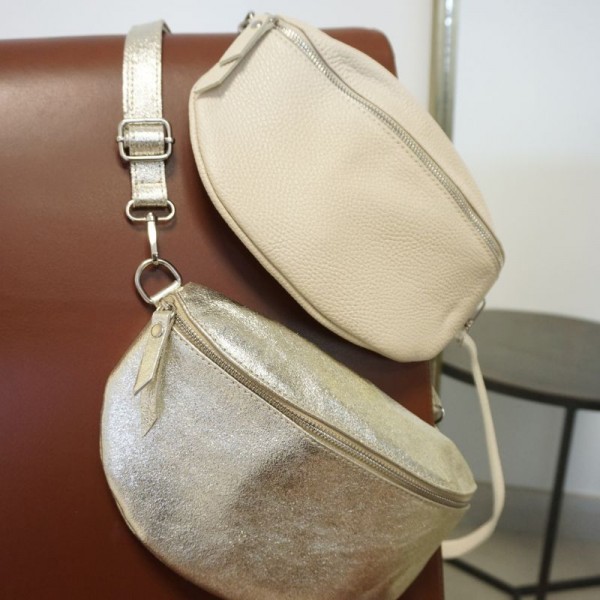 Anais - Sac banane en cuir Léana