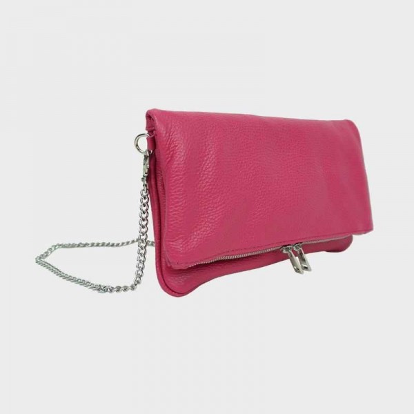 Anais - Pochette en cuir avec rabat...