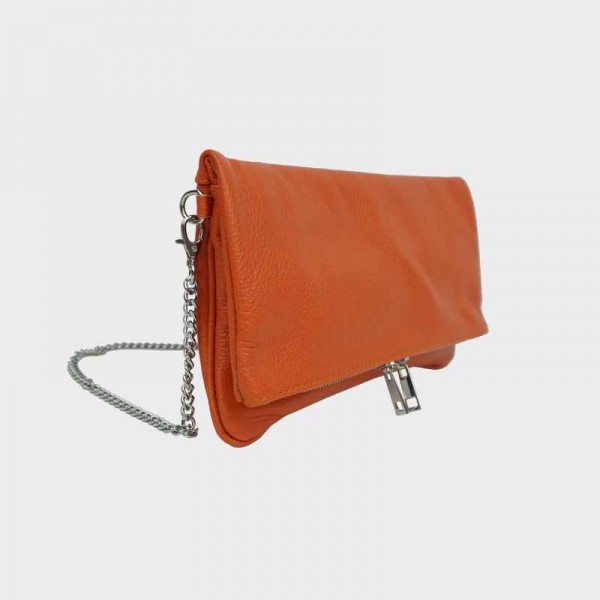 Anais - Pochette en cuir avec rabat...