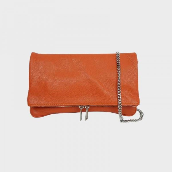 Anais - Pochette en cuir avec rabat...
