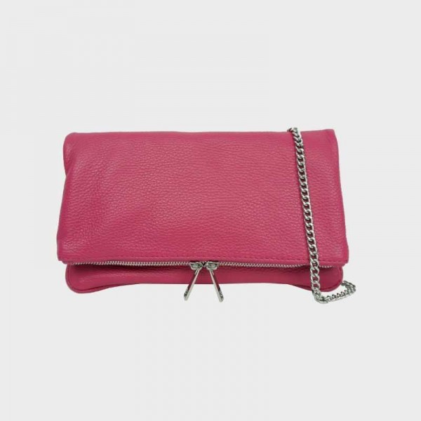 Anais - Pochette en cuir avec rabat...