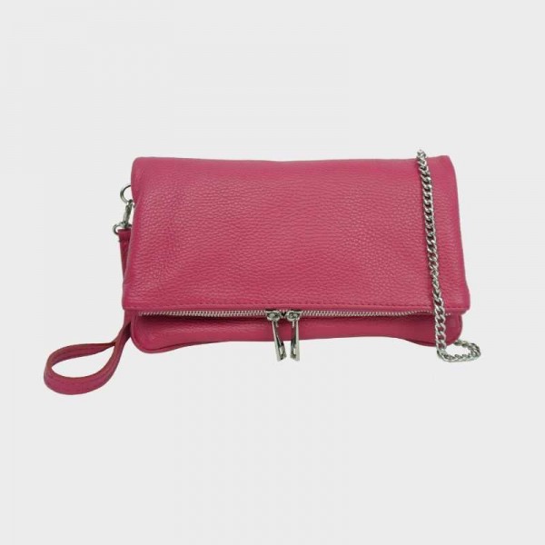 Anais - Pochette en cuir avec rabat...