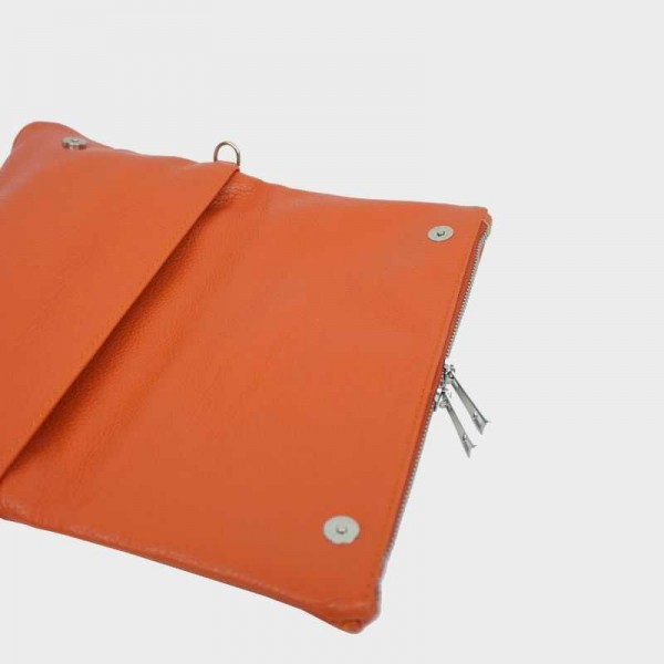 Anais - Pochette en cuir avec rabat...