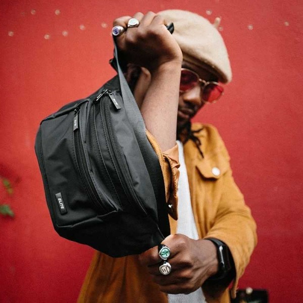 Elite - Sac banane en toile avec... Elite - Sac banane en toile avec...