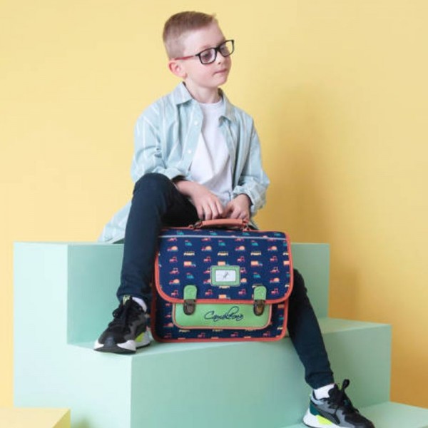 Caméléon - Cartable Retro 35cm Caméléon - Cartable Retro 35cm