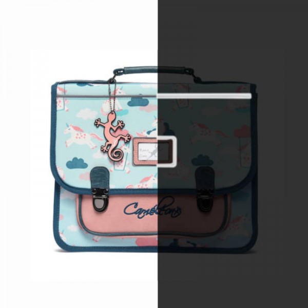 Caméléon - Cartable Retro 35cm Caméléon - Cartable Retro 35cm