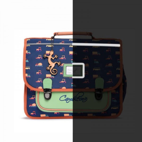 Caméléon - Cartable Retro 35cm Caméléon - Cartable Retro 35cm