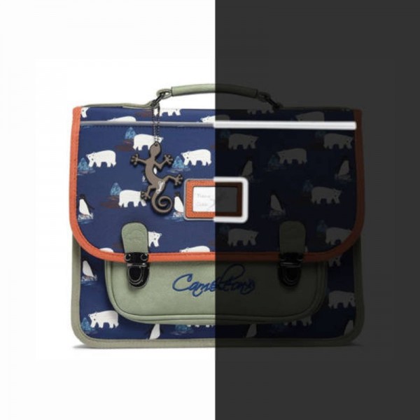 Caméléon - Cartable Retro 35cm Caméléon - Cartable Retro 35cm