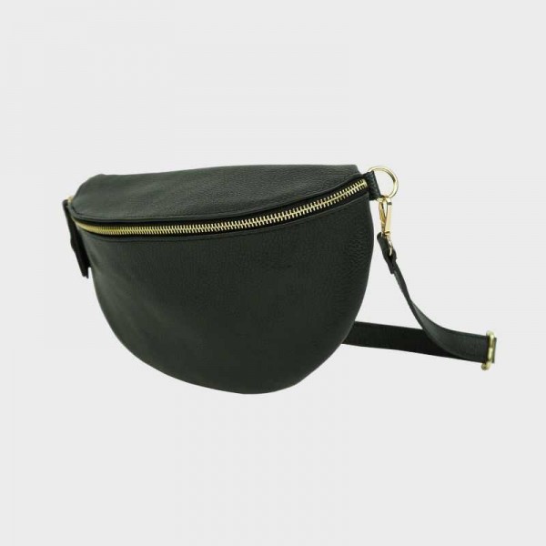 Anais - Grand sac banane en cuir