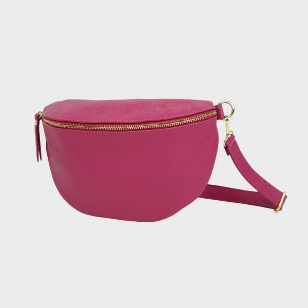 Anais - Grand sac banane en cuir