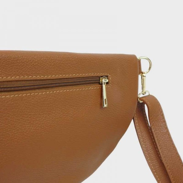 Anais - Grand sac banane en cuir