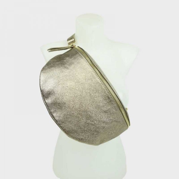 Anais - Grand sac banane en cuir