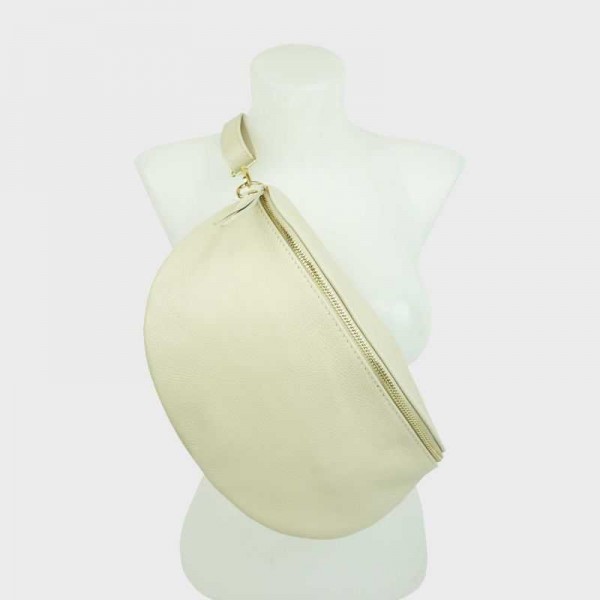 Anais - Grand sac banane en cuir