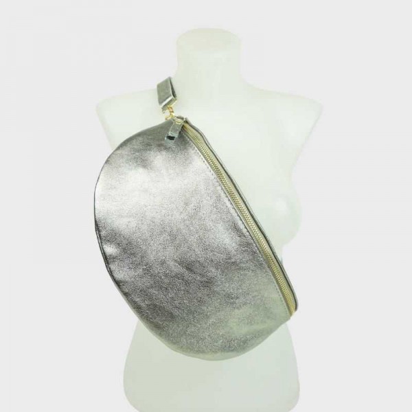 Anais - Grand sac banane en cuir