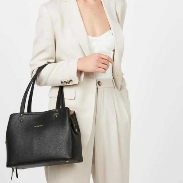 Lancaster - Sac porté épaule en cuir...