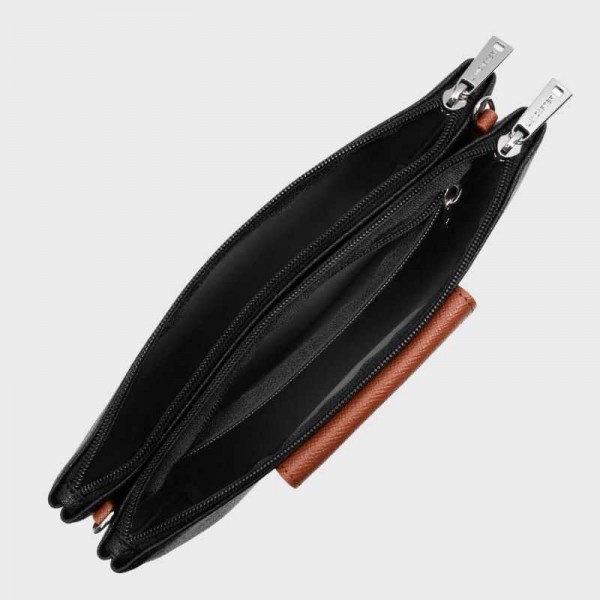 Lancaster - Sac bandoulière zippé 2... Lancaster - Sac bandoulière zippé 2...