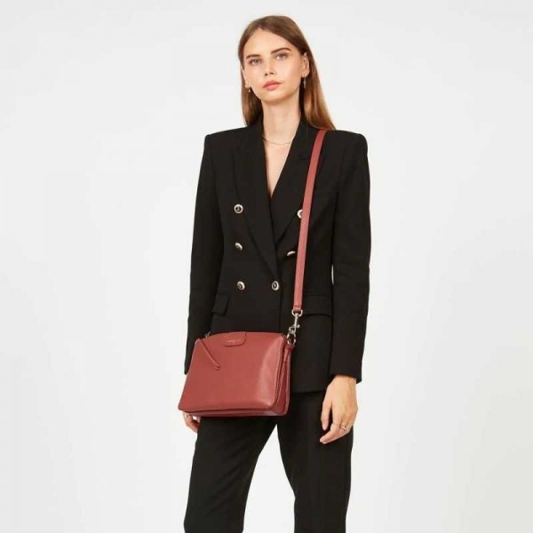 Lancaster - Grande pochette en cuir... Lancaster - Grande pochette en cuir...