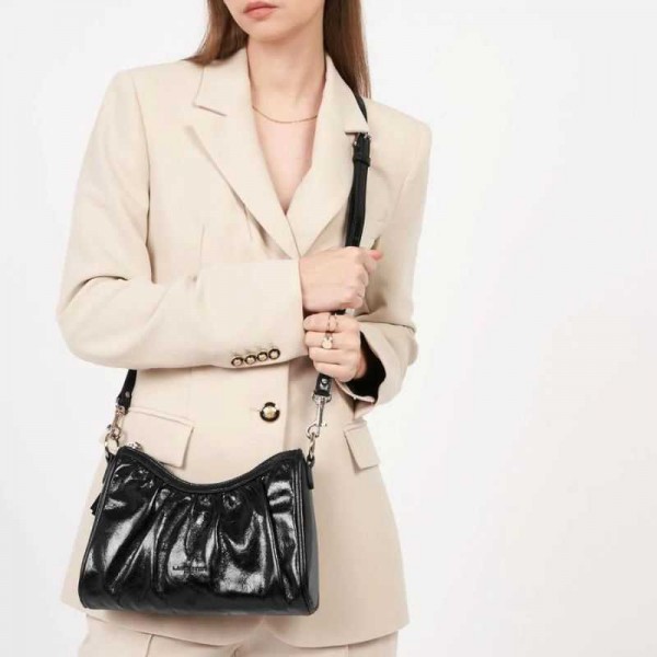 Lancaster - Sac baguette en cuir...