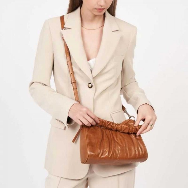 Lancaster - Sac baguette en cuir...