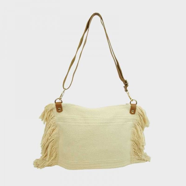 Anais - Sac bandoulière à franges...