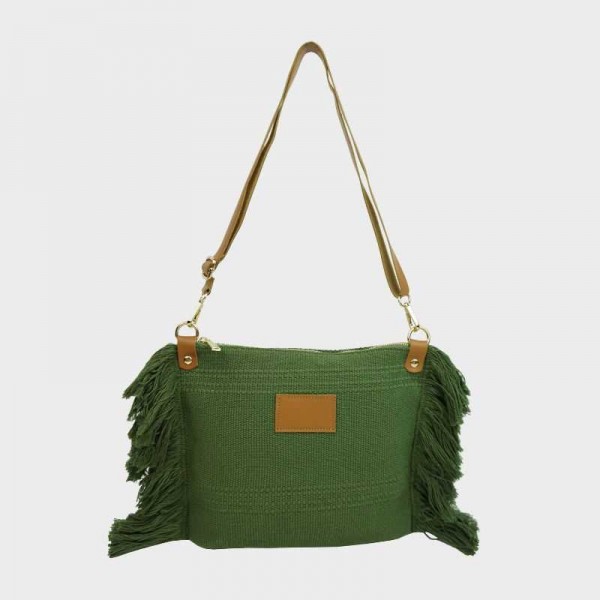 Anais - Sac bandoulière à franges...