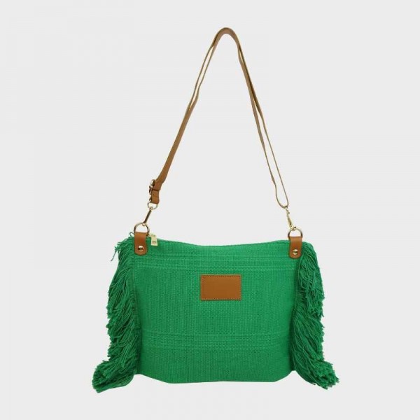 Anais - Sac bandoulière à franges...