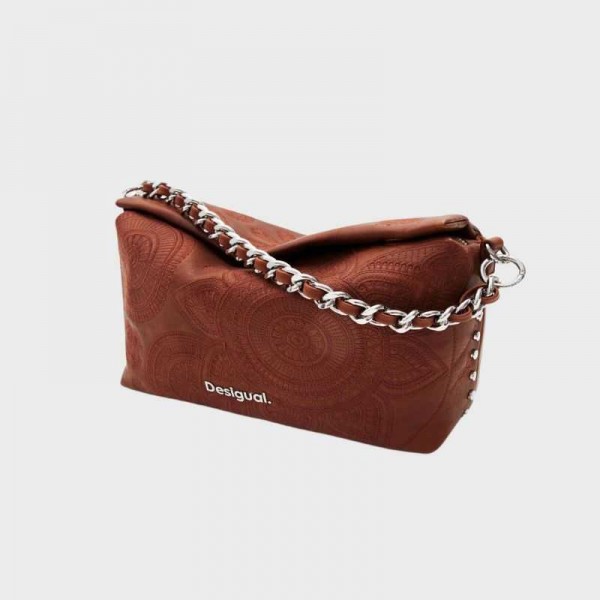 Desigual - Sac bandoulière brodé...
