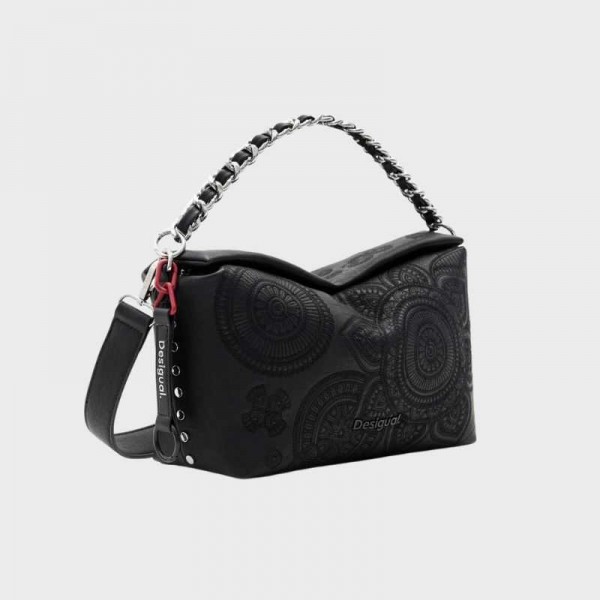 Desigual - Sac bandoulière brodé...