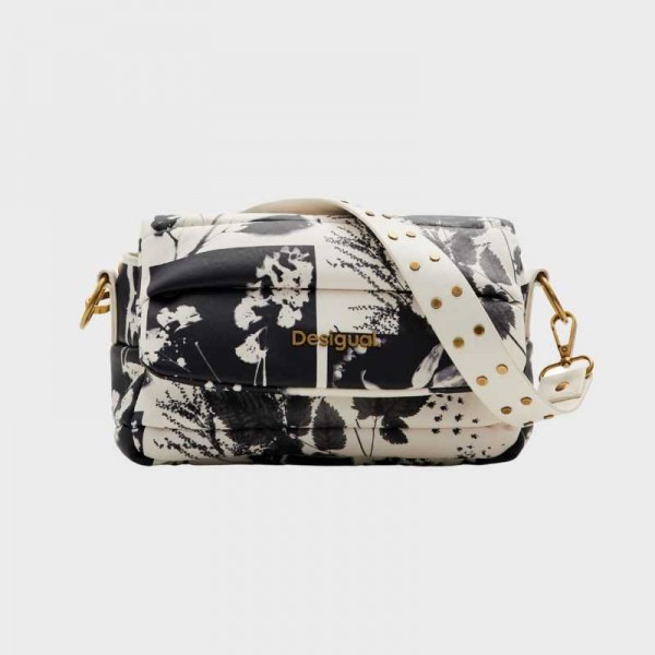 Desigual - Sac bandoulière feuilles...