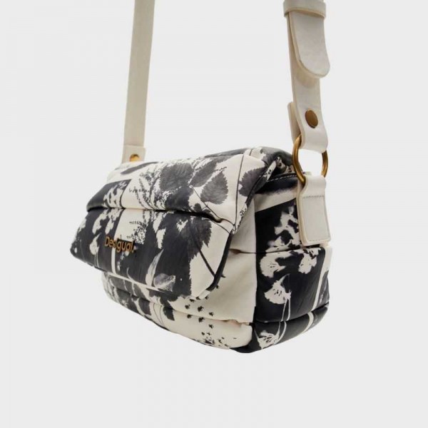 Desigual - Sac bandoulière feuilles...