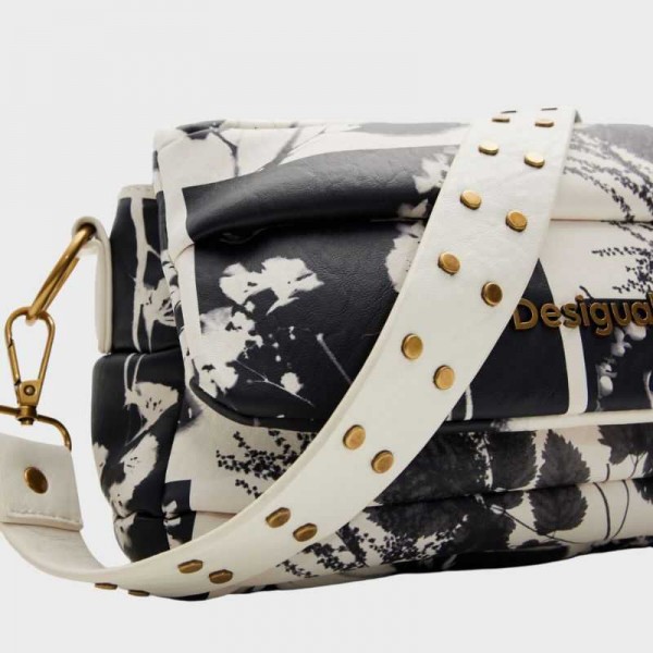 Desigual - Sac bandoulière feuilles...
