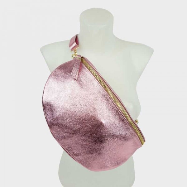 Anais - Grand sac banane en cuir