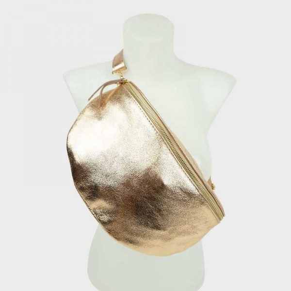 Anais - Grand sac banane en cuir