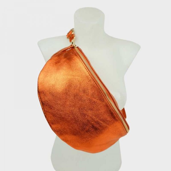 Anais - Grand sac banane en cuir