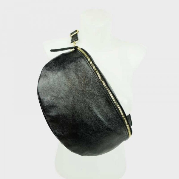 Anais - Grand sac banane en cuir