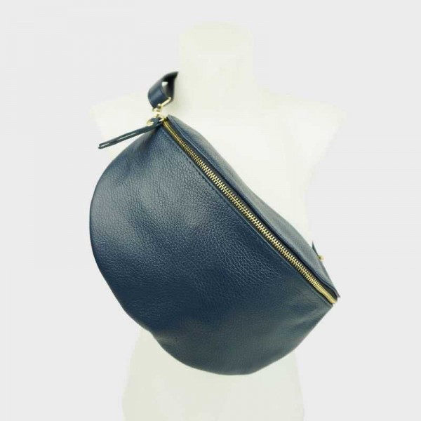 Anais - Grand sac banane en cuir