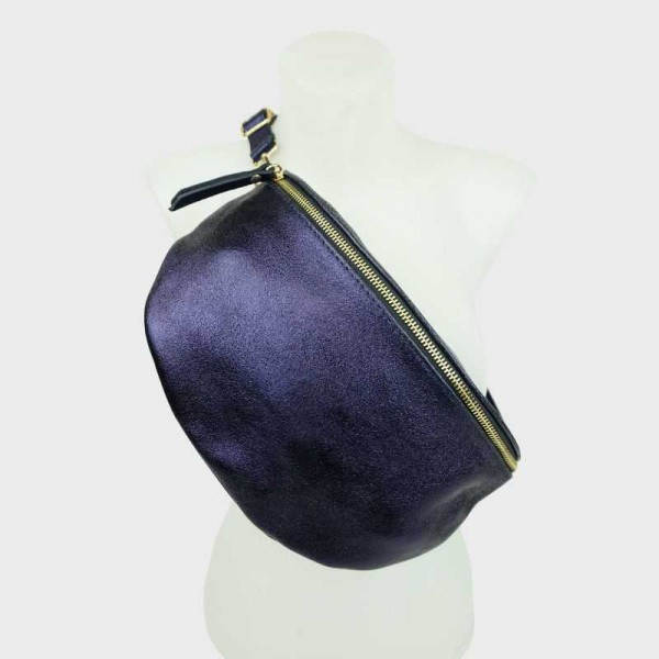 Anais - Grand sac banane en cuir