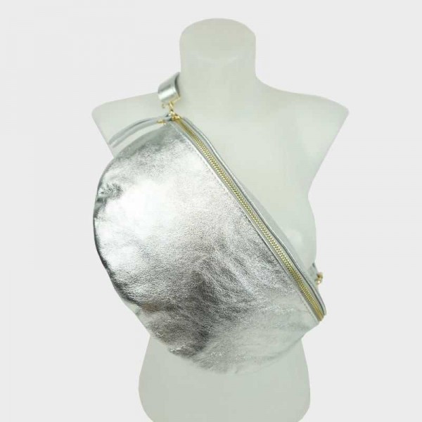 Anais - Grand sac banane en cuir