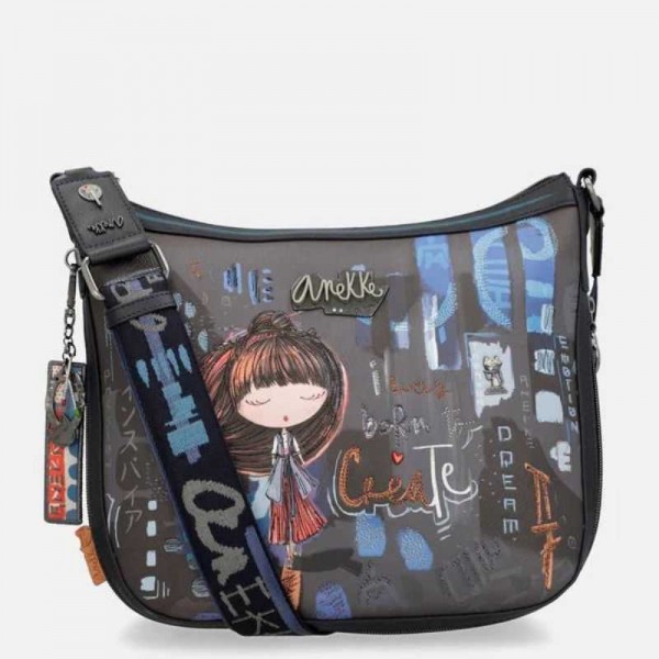 Anekke - Sac bandoulière ovale...