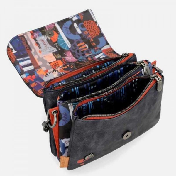 Anekke - Sac bandoulière à rabat...