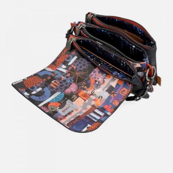 Anekke - Sac bandoulière à rabat...