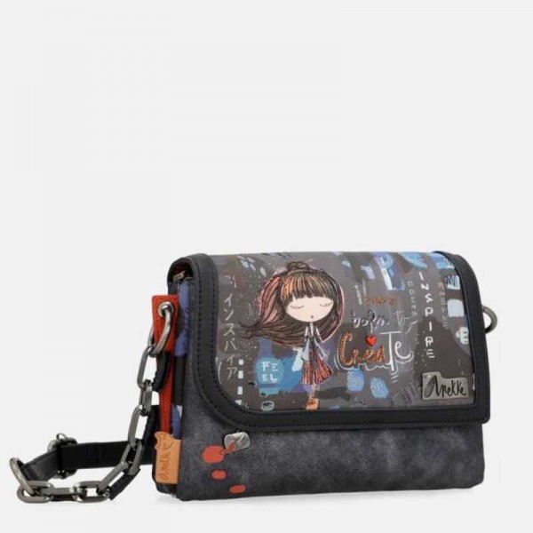 Anekke - Sac bandoulière à rabat...