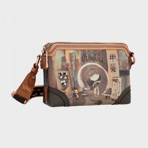 Anekke - Sac bandoulière double... Anekke - Sac bandoulière double...