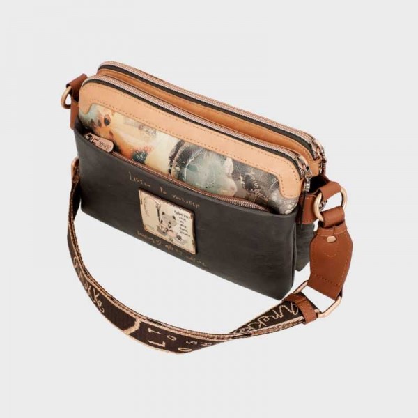 Anekke - Sac bandoulière double... Anekke - Sac bandoulière double...