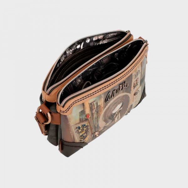 Anekke - Sac bandoulière double... Anekke - Sac bandoulière double...